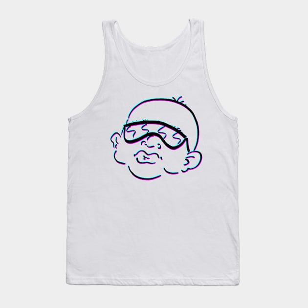 Baby Sunglasses (White) Tank Top by TubularTV